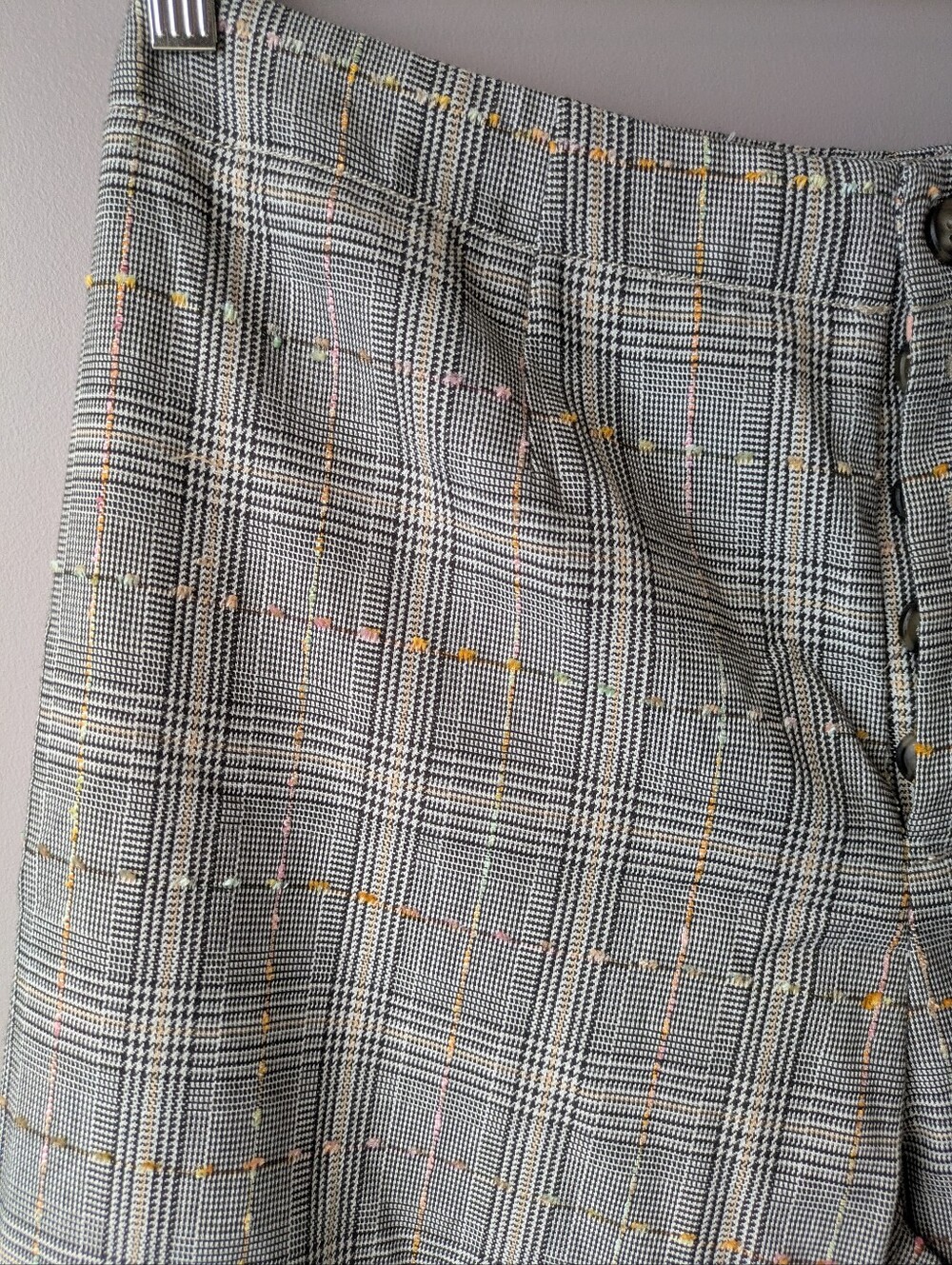 Anthropologie Roma Plaid Chenille Trousers - Picture 3 of 7